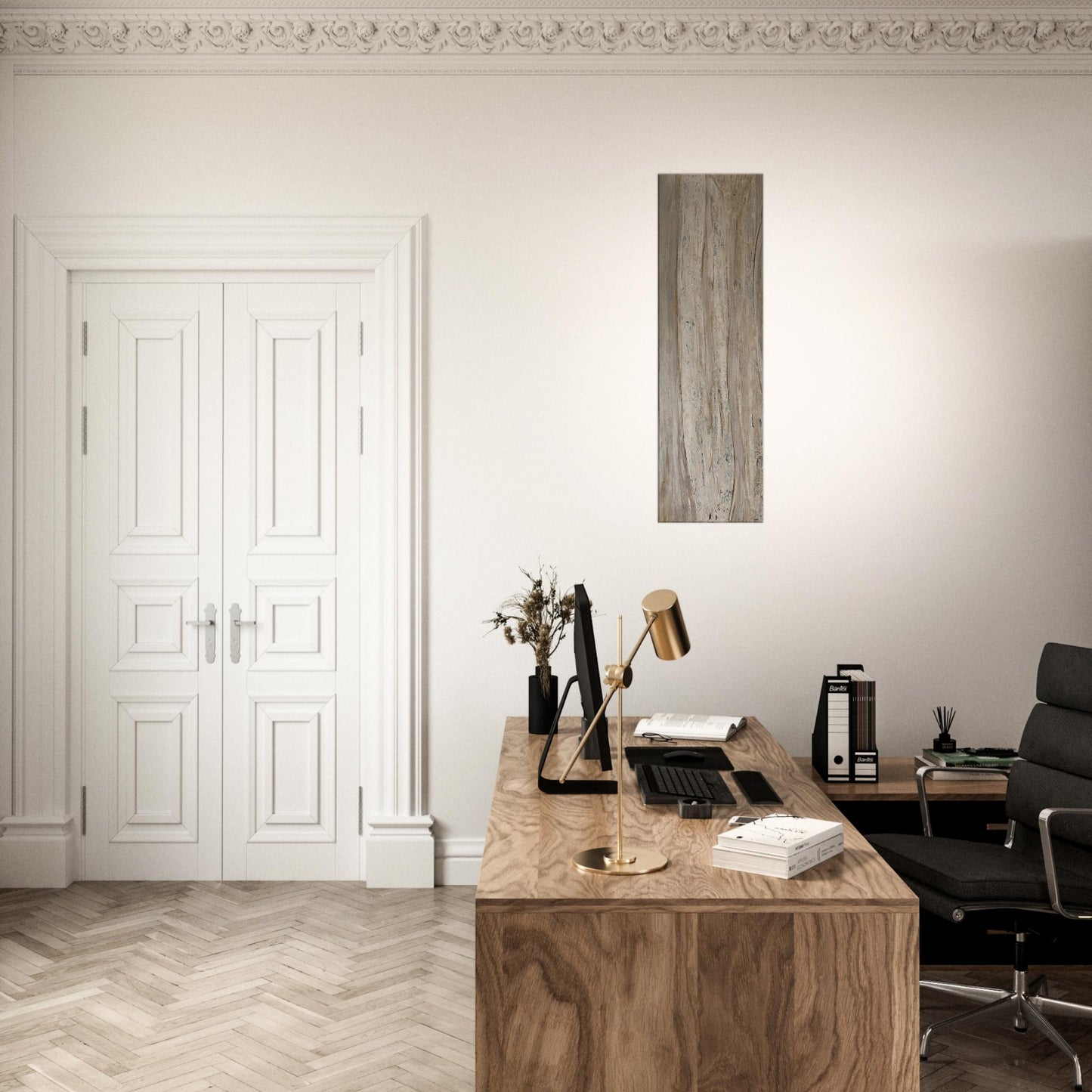 "Grove" Painting Canvas Print 12x40