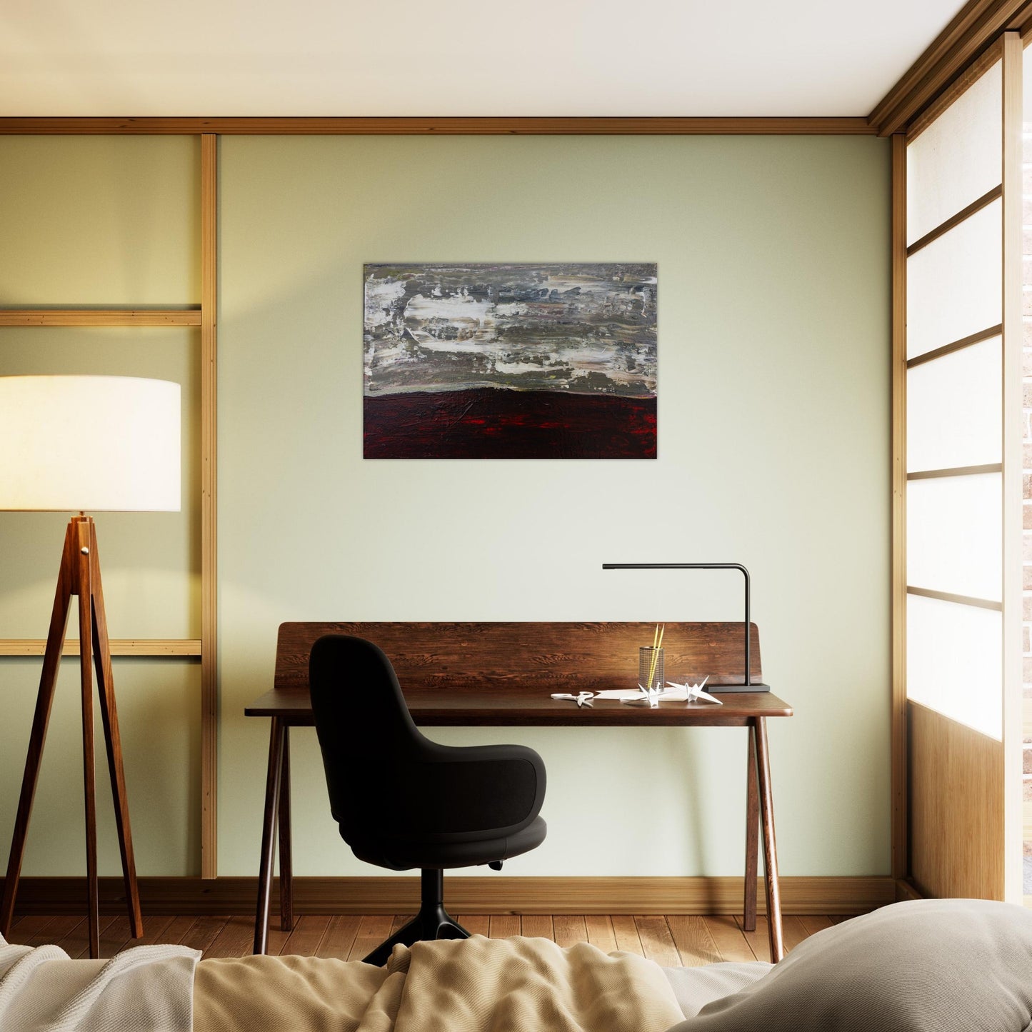 "Bluster" Painting Canvas Print 24x36