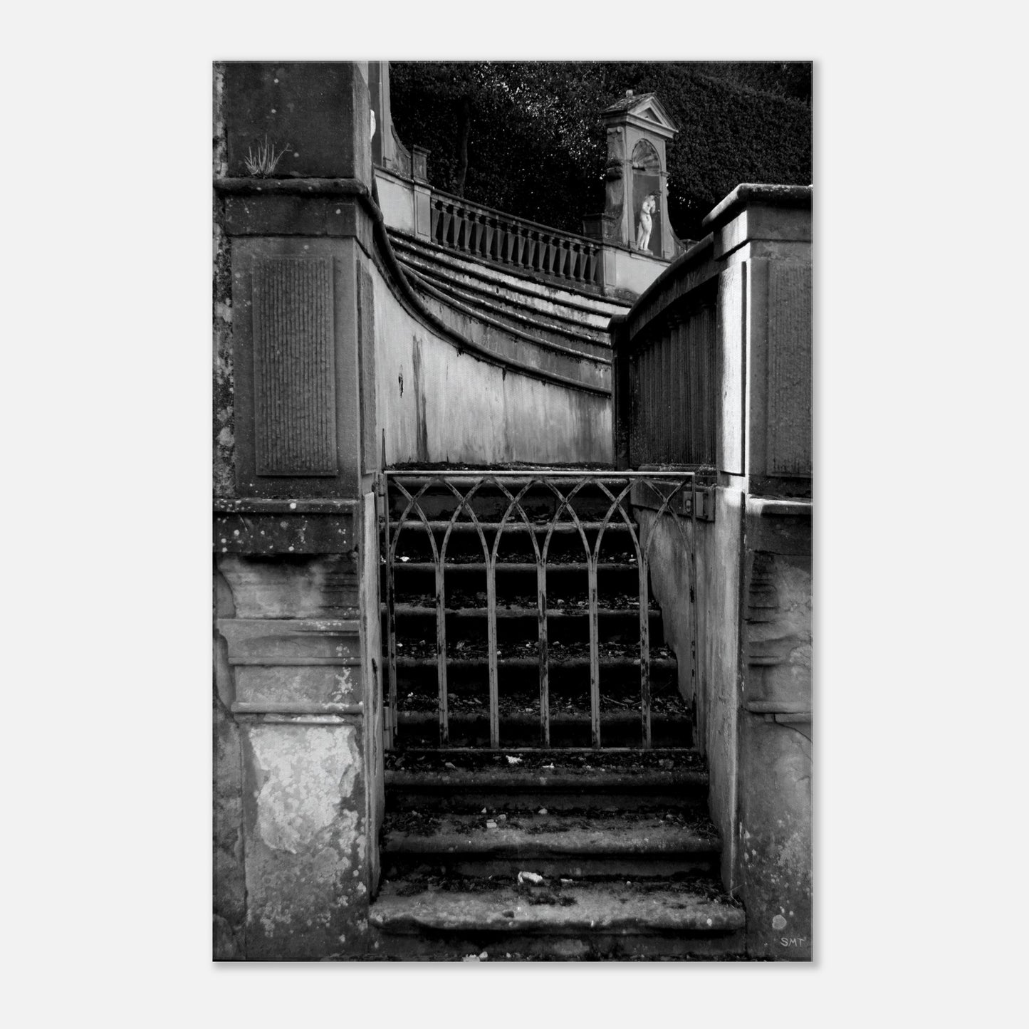 Boboli Stairs #3 Canvas Print 20x30