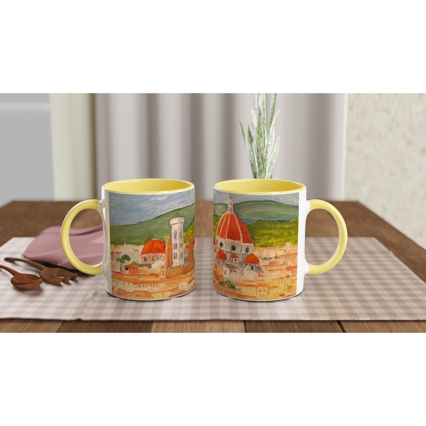 Firenze 11oz Color Accent Mug