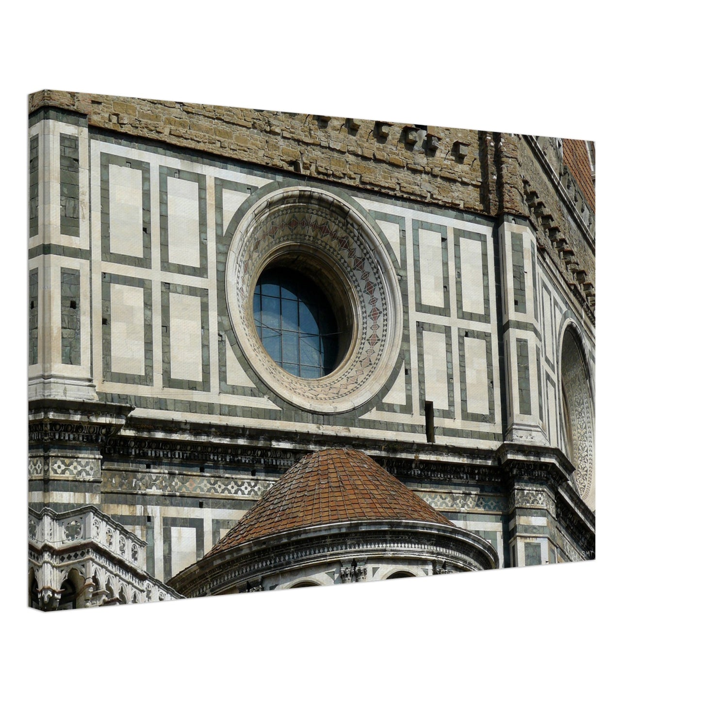 Duomo Oculi Canvas Print 20x30