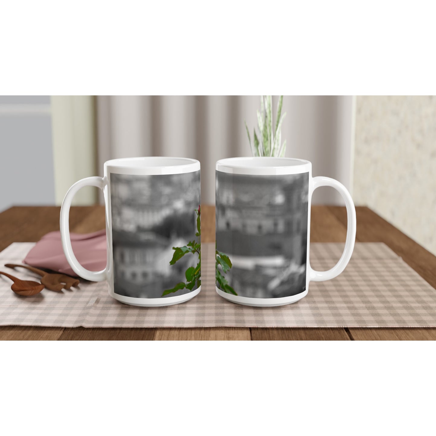 Florence Rose 15oz Ceramic Mug