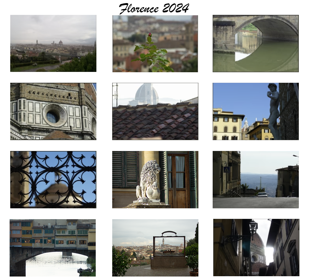 Florence 2024 Calendar - US & CA Version