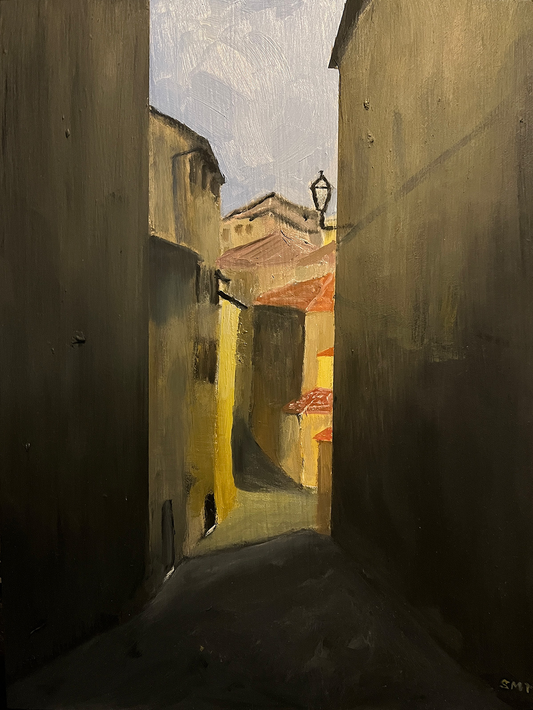 "Siena #3" Original Oil Painting 8x10