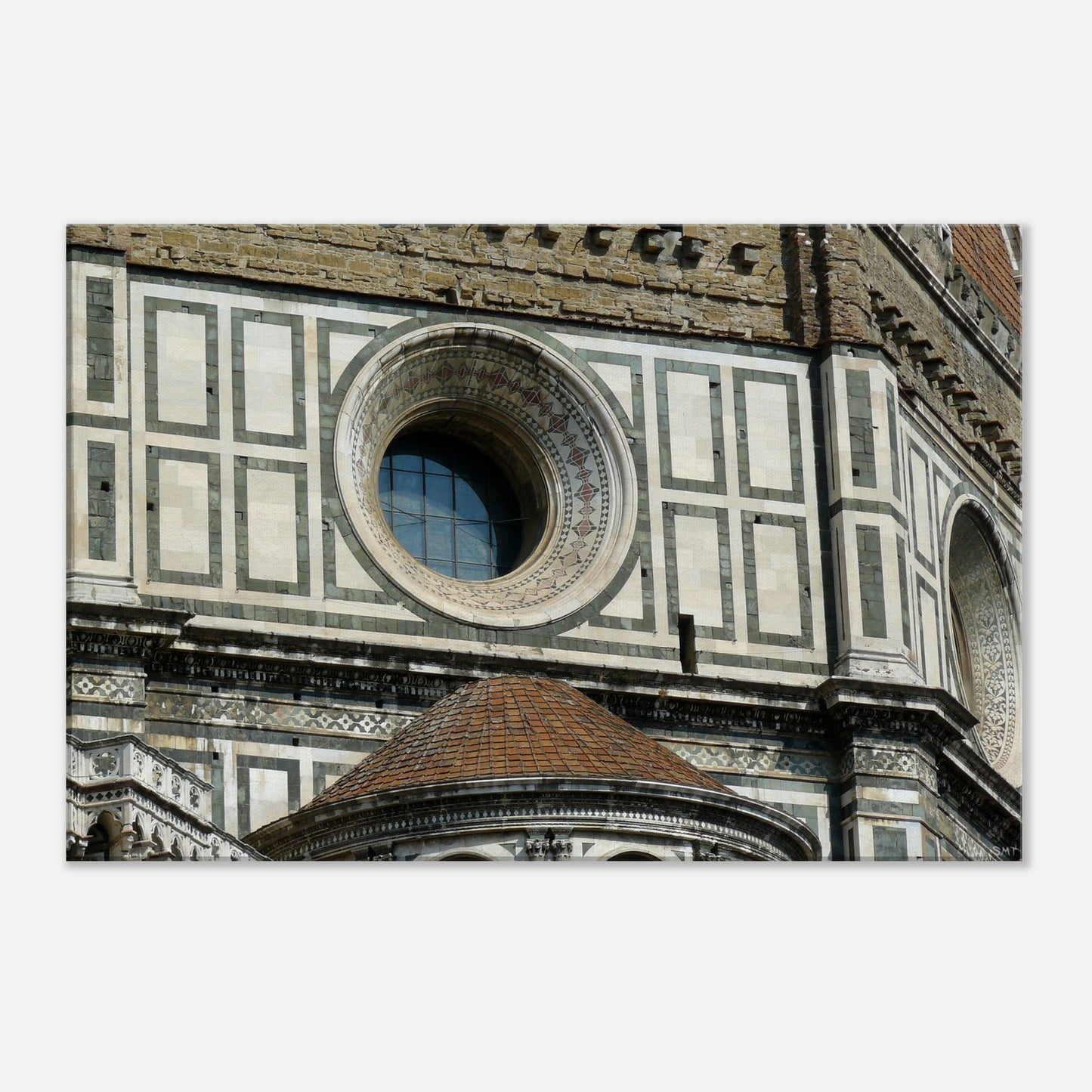 Duomo Oculi Canvas Print 20x30