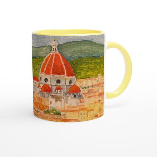 Firenze 11oz Color Accent Mug