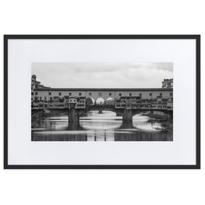 Ponte Vecchio - Framed Poster With Mat 61cm x 91cm