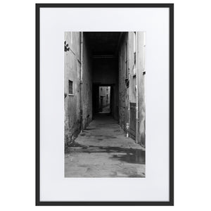 Orte Alley #1 - Framed Matted Print 61cm x 91cm