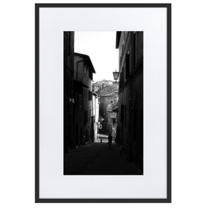 Siena Street - Framed Matted Print 61cm x 91cm